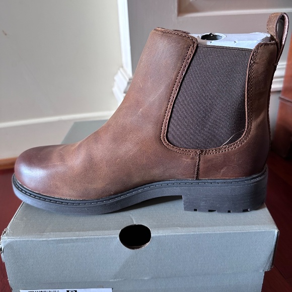 Clarks Orinoco 2 Lane Chelsea Boot - Brown Snuff Size 9 - Picture 5 of 5